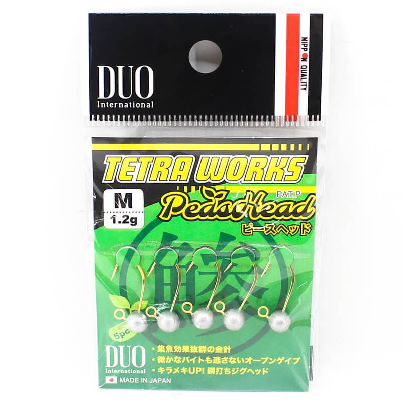 Джиг-головка DUO Tetra Works Peas Head M 1.2g (5шт.) Джиг-головка DUO Tetra Works Peas Head M 1.2g (5шт.)