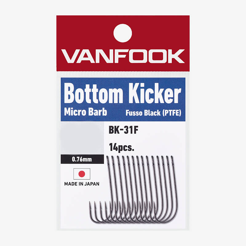 Крючки Vanfook Bottom Kicker BK-31F Fusso Black #2 (14 шт.)
