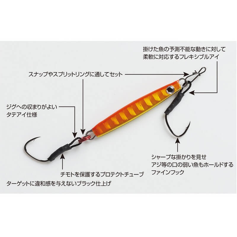 Крючки ассисты Decoy Light Game Assist DJ-91 #M (6шт.) Крючки ассисты Decoy Light Game Assist DJ-91 #M (6шт.)