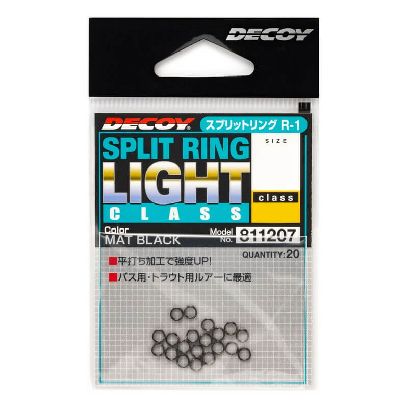 Заводные кольца Decoy Split Ring Light Class R-1 #0 (20шт.)