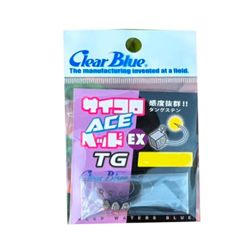 Джиг-головка вольфрамовая Clear Blue Dice Head Ace EX TG 1.2g (3шт.)
