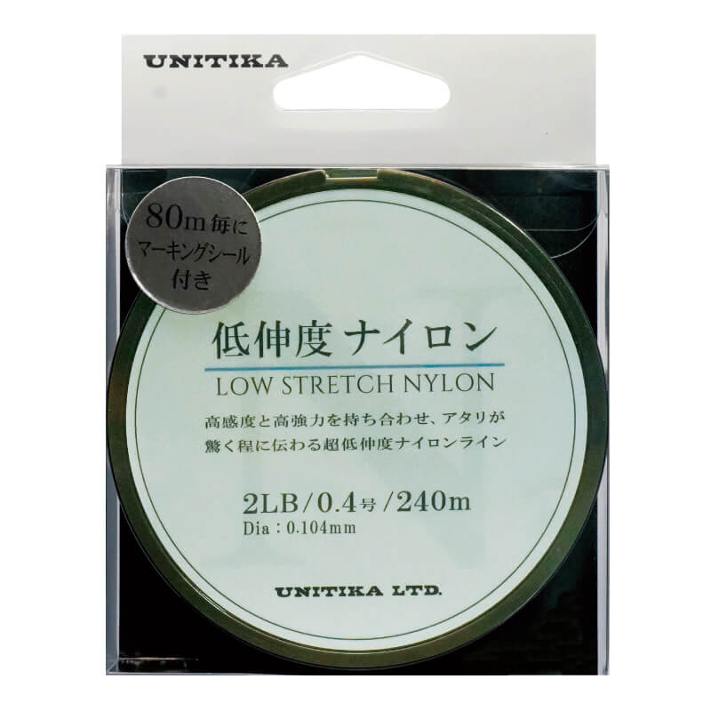 Леска Unitika Low Stretch Nylon 240m #0.6 3lb