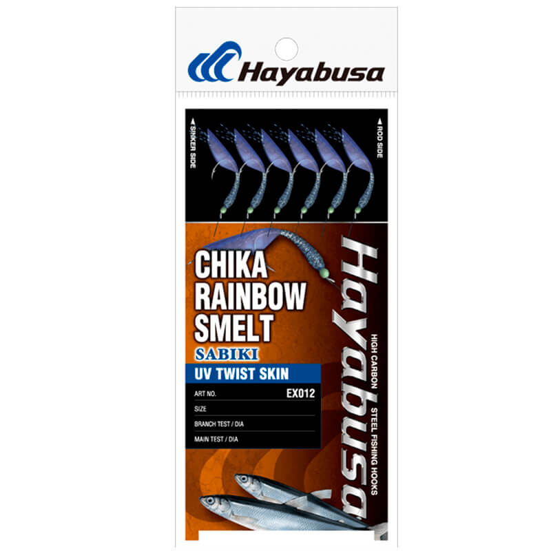 Сабики Hayabusa EX012 #5 Chika Rainbow Smelt UV Skin
