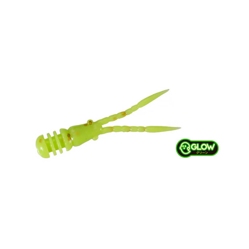 Силиконовая приманка DUO Tetra Works Chibi Burny 1.3" #S525 Lime Shine