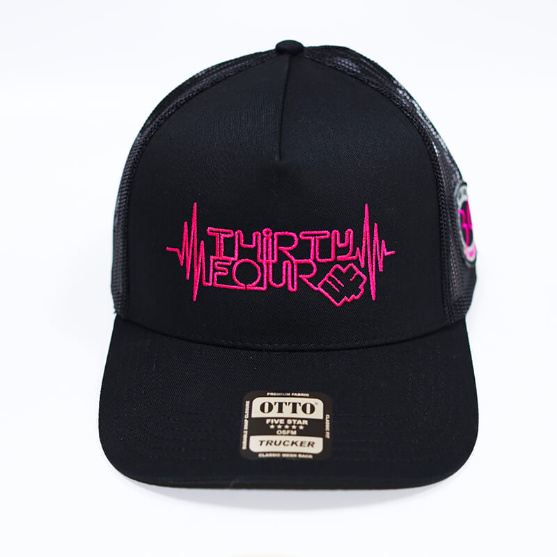 Кепка Thirty34Four Mesh Cap (Pink Logo)