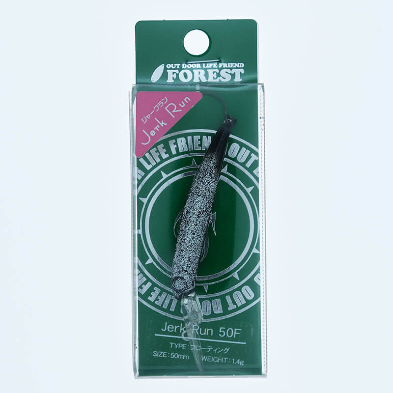 Воблер Forest Jerk Run 50F 1.4гр. #03 Shine Silver