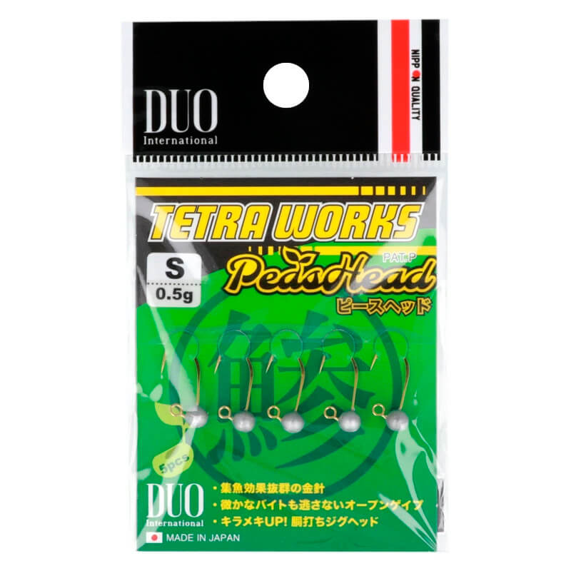 Джиг-головка DUO Tetra Works Peas Head S 0.5g (5шт.) Джиг-головка DUO Tetra Works Peas Head S 0.5g (5шт.)
