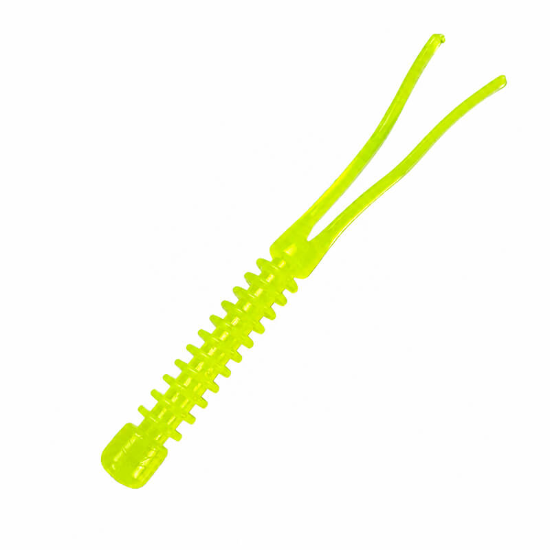 Силиконовая приманка BS Baits Stretch Double Twin 2.1" #Lemon