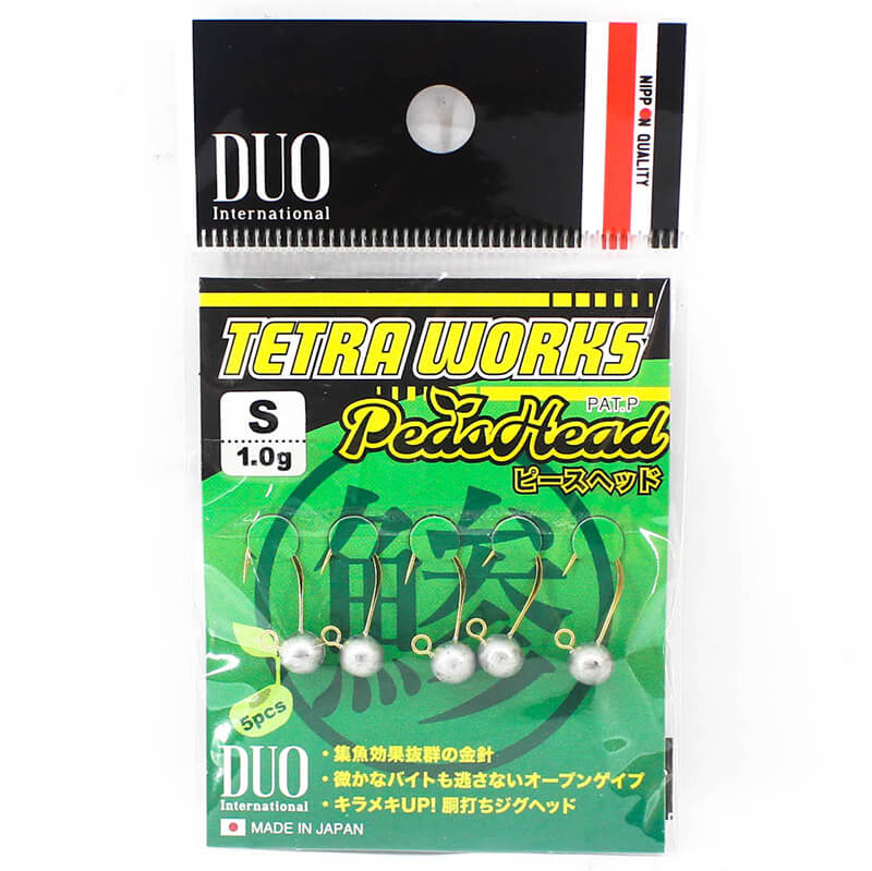 Джиг-головка DUO Tetra Works Peas Head S 1g (5шт.) Джиг-головка DUO Tetra Works Peas Head S 1g (5шт.)