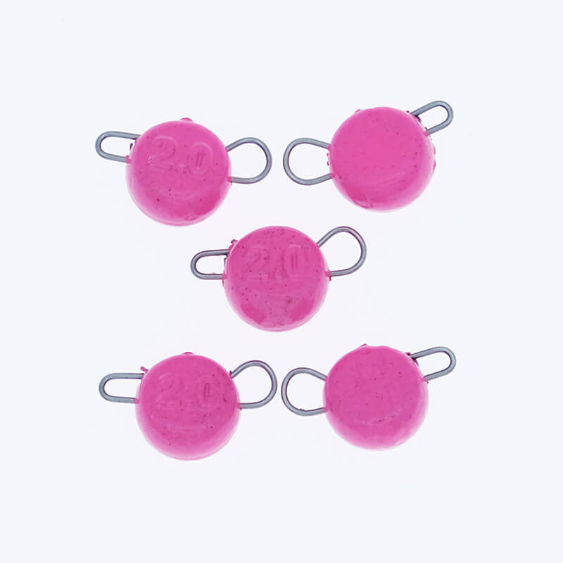 Груз свинцовый Тула Спорт Таблетка розовый 2гр. (5шт.)