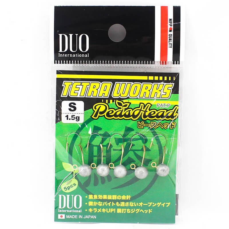 Джиг-головка DUO Tetra Works Peas Head S 1.5g (5шт.) Джиг-головка DUO Tetra Works Peas Head S 1.5g (5шт.)