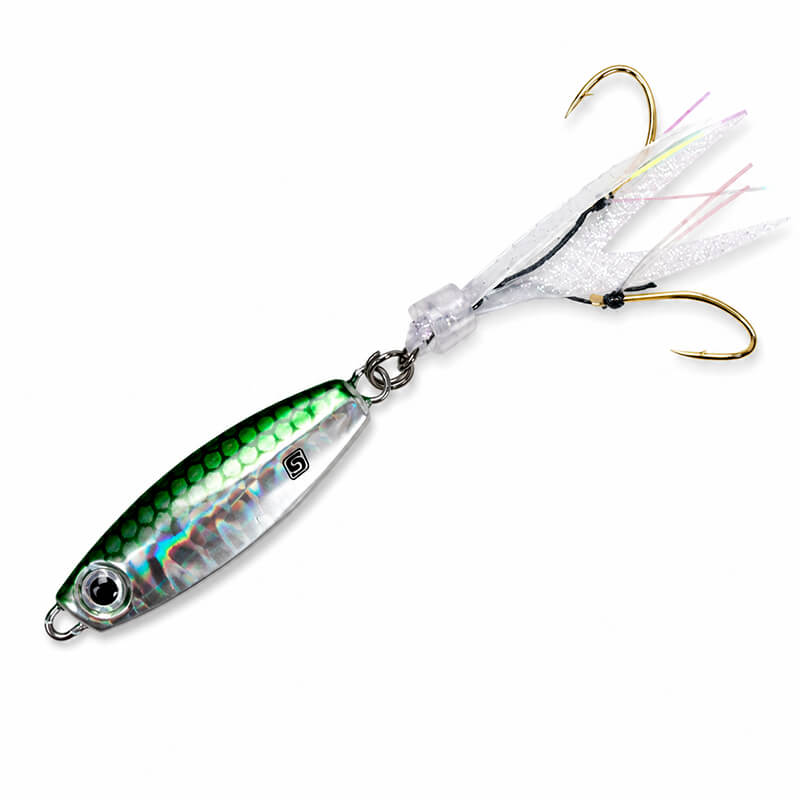 Пилькер BS Baits Aji Double Hook 3гр. #Green