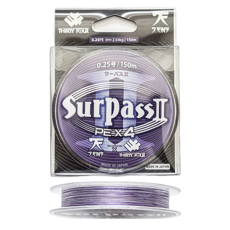Шнур 7Fins x Thirty34Four Surpass II 150m #0.25