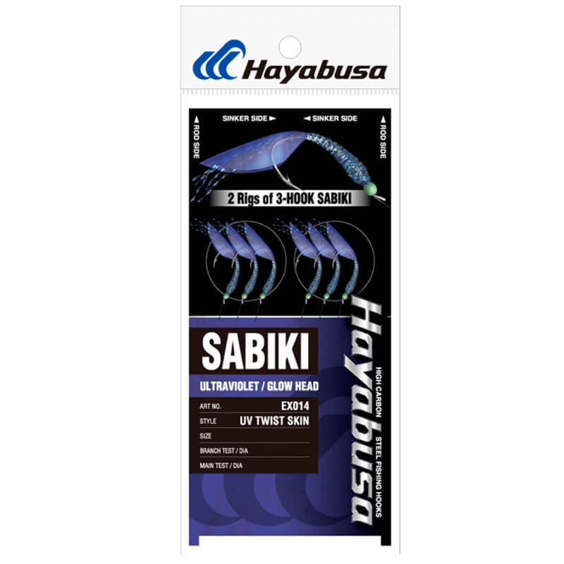 Сабики Hayabusa EX014 3hooks #6 UV Twist Skin