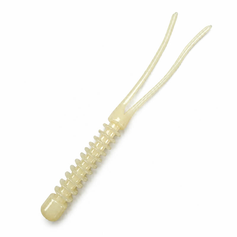 Силиконовая приманка BS Baits Stretch Double Twin 2.1" #White