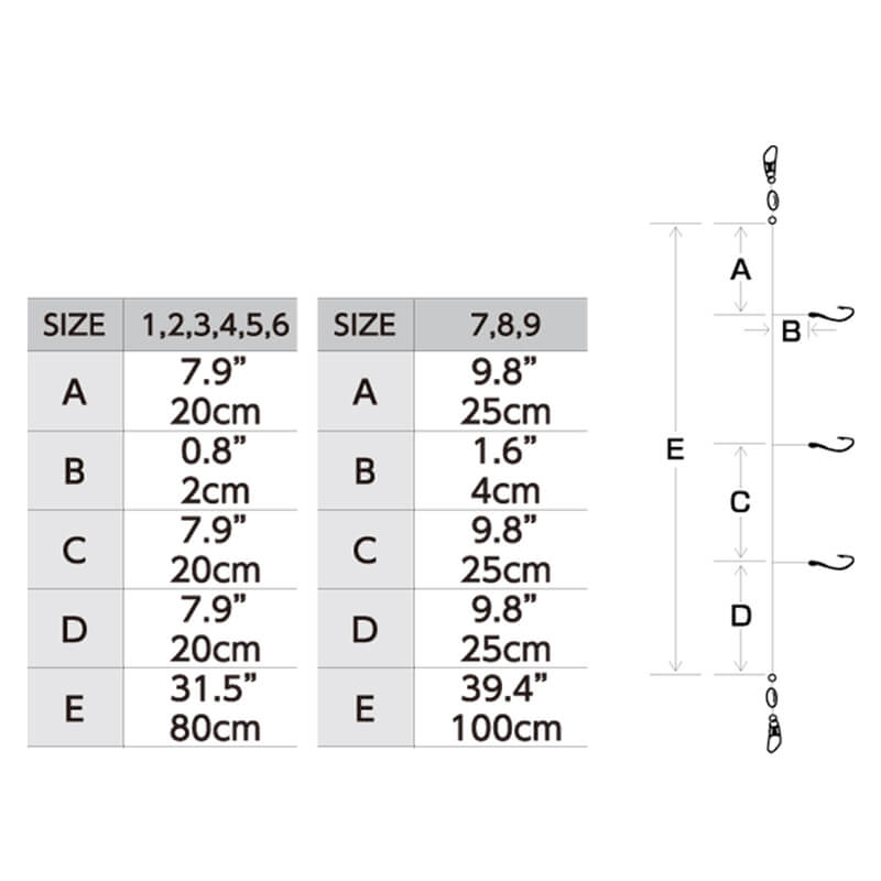 Сабики Hayabusa EX015 3hooks #6 Real Minnow