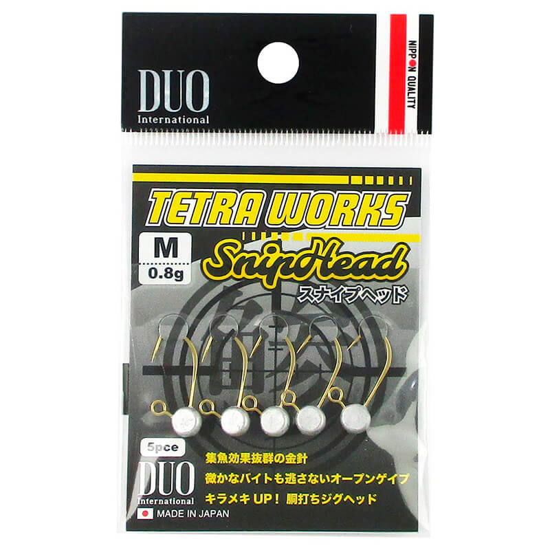Джиг-головка DUO Tetra Works Snip Head M 0.8g (5шт.) Джиг-головка DUO Tetra Works Snip Head M 0.8g (5шт.)