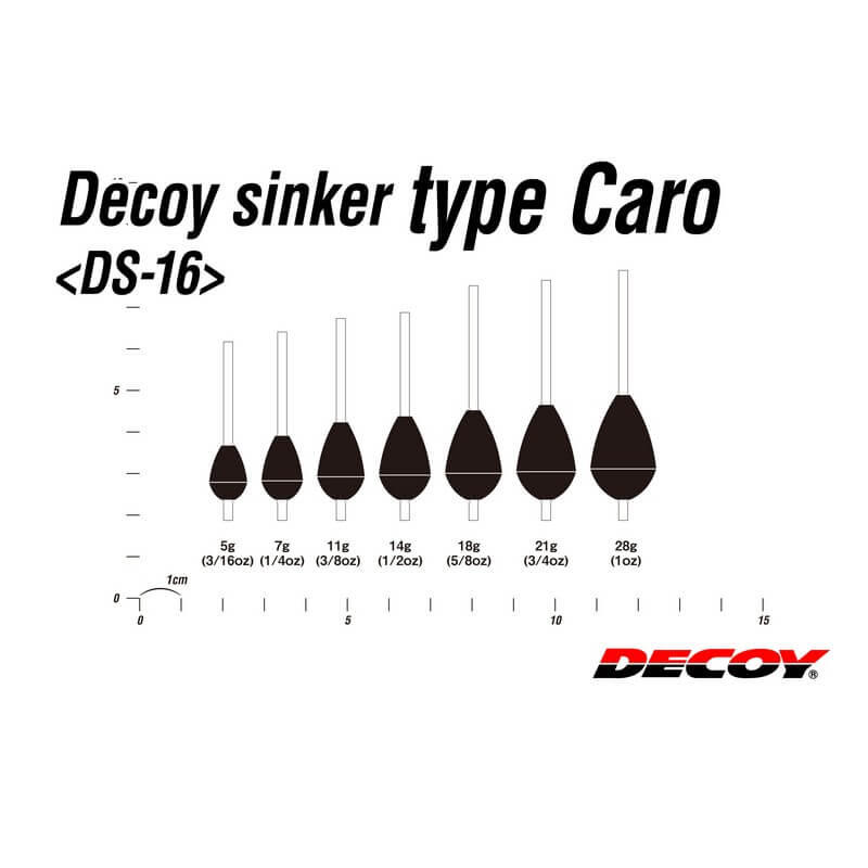 Груз Decoy Sinker Type Caro DS-16 5g. (4шт.)