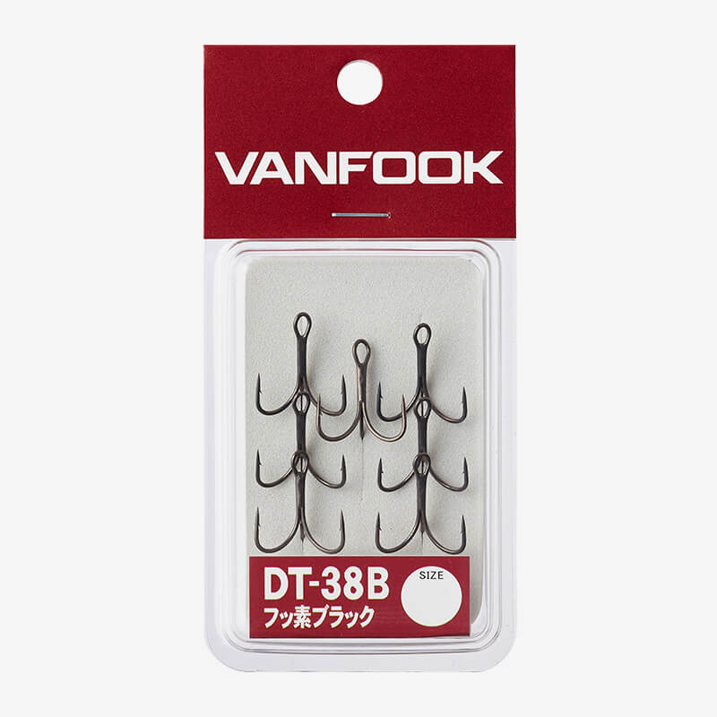 Крючки тройные Vanfook DT-38B Fusso Black #12 (7шт)