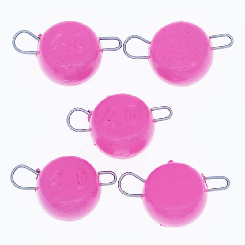 Груз свинцовый Тула Спорт Таблетка розовый 4гр. (5шт.)