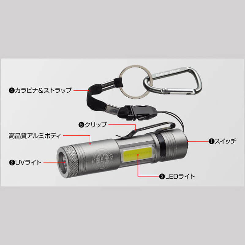 Фонарик Golden Mean UV Light Gun Metal Фонарик Golden Mean UV Light Gun Metal