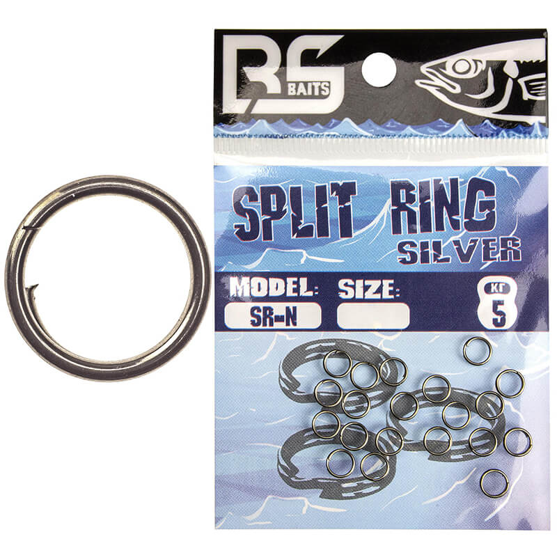 Заводные кольца BS Baits Split Ring Silver #4.5 (20шт.)