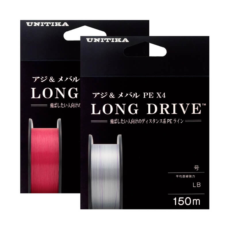 Шнур Unitika Long Drive PE X4 150m #0.2 Pink