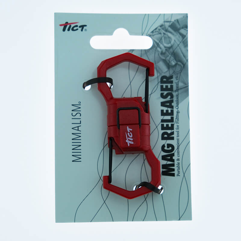 Карабин с магнитом Tict Minimalism Mag Releaser #Red