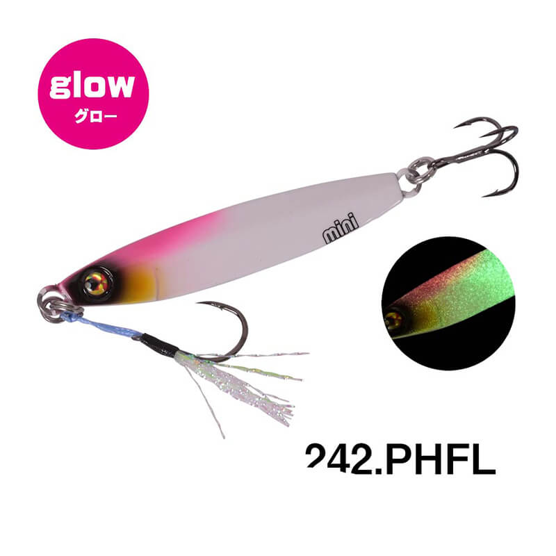 Пилькер Xesta After Burner Mini 12g #242 PHFL Pink Head Full Glow