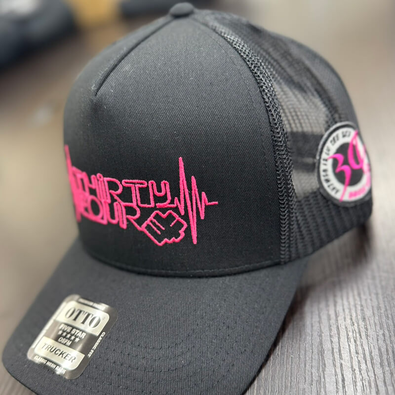 Кепка Thirty34Four Mesh Cap (Pink Logo)