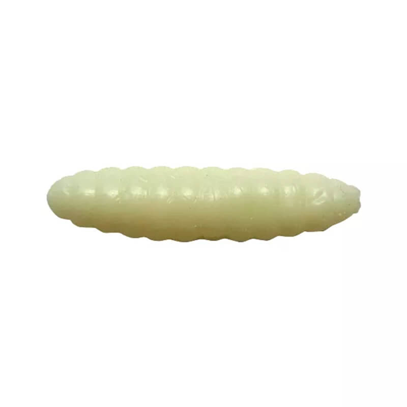 Силиконовая приманка Nikko Dappy Waxworm 1" White 811