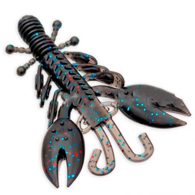 Силиконовая приманка Yarie №687 Chinubal 2" #77F Black/RB