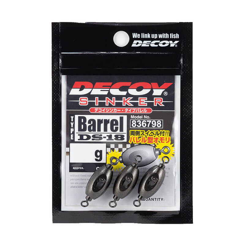Груз Decoy Sinker Type Barrel DS-18 7g. (4шт)