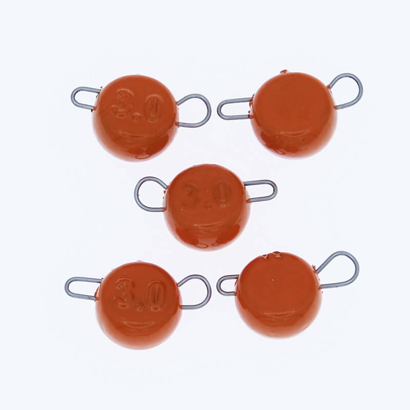 Груз свинцовый Тула Спорт Таблетка оранжевый 3гр. (5шт.)