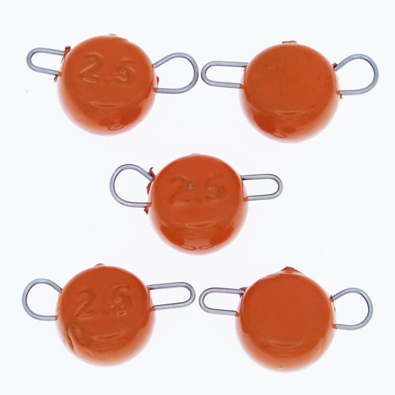 Груз свинцовый Тула Спорт Таблетка оранжевый 2,5гр. (5шт.)