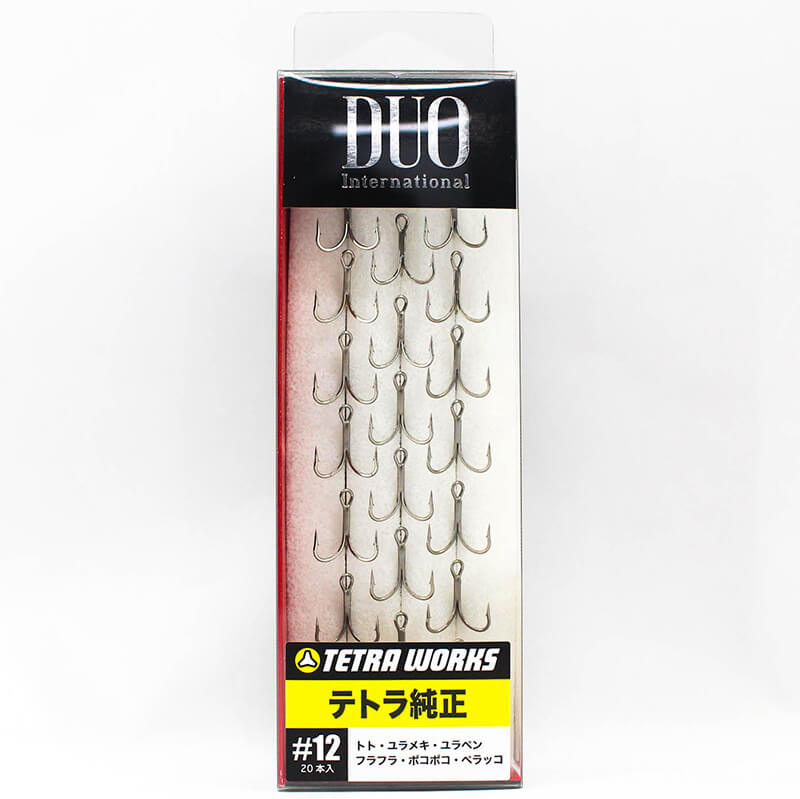 Крючки тройные DUO Tetra Works Hook TW-TR #12 Крючки тройные DUO Tetra Works Hook TW-TR #12