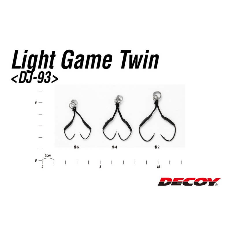 Крючки ассисты Decoy Light Game Twin DJ-93 #6 (2шт.) Крючки ассисты Decoy Light Game Twin DJ-93 #6 (2шт.)
