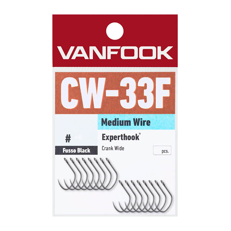 Крючки Vanfook CW-33F Fusso Black #6 (16 шт.)
