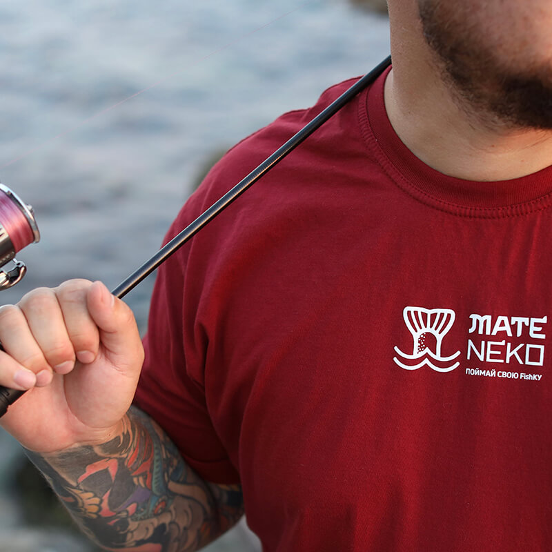 Фирменная футболка Mateneko M #Red