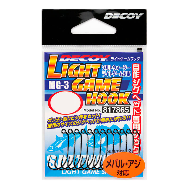 Крючки Decoy офсетные Light Game Hook MG-3 #4 (12шт)