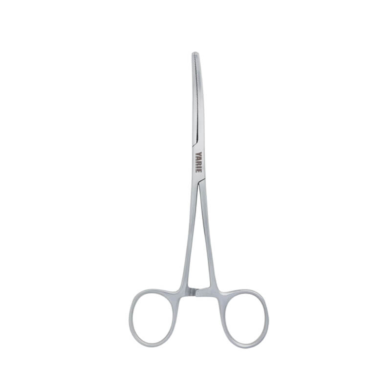 Щипцы Yarie №804 Professional Forceps Curve Short Lock 225