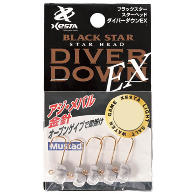 Джиг-головка Xesta Star Head Diver Down EX #6 1,2гр. (5шт.)