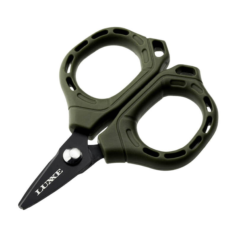 Ножницы Gamakatsu LE134 PE Mini Scissors #Army Green