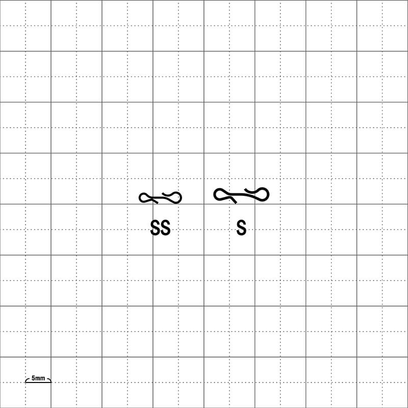 Застежки Gamakatsu Luxxe Yoihime Slit Snap #SS (7шт.)