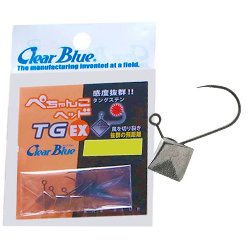 Джиг-головка вольфрамовая Clear Blue Flat Head TG EX 1g (3шт.)