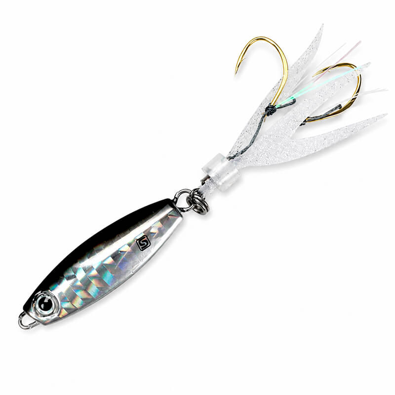 Пилькер BS Baits Aji Double Hook 3гр. #Dark Silver