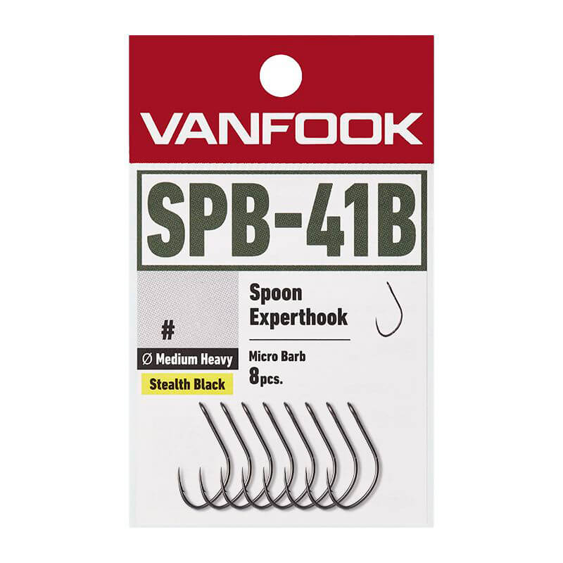 Крючки Vanfook SPB-41B Fusso Black #6 (8шт)