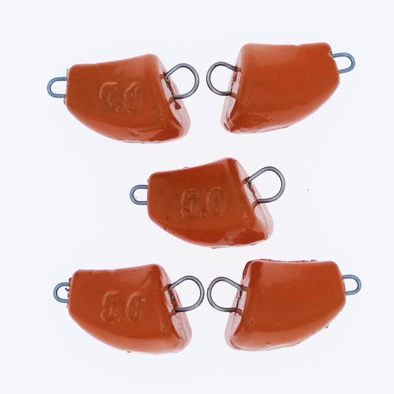 Груз свинцовый Тула Спорт Незацепляйка оранжевый 5гр. (5шт.)