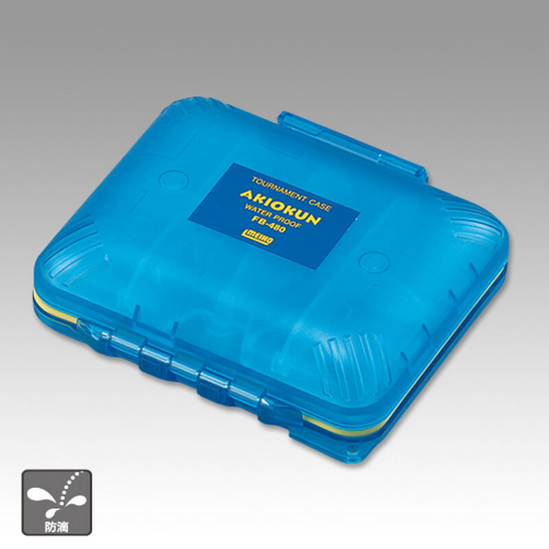 Коробка Meiho Akiokun FB-480 Waterproof Clear Blue