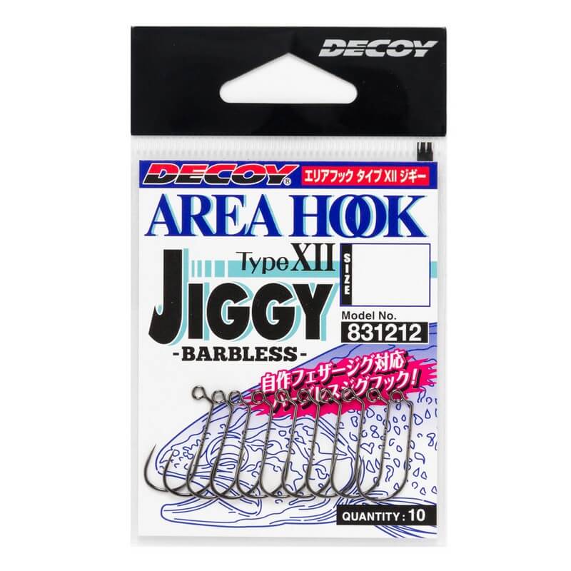 Крючки Decoy Area Hook Jiggy Type XII #6 Крючки Decoy Area Hook Jiggy Type XII #6